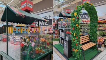 Carrefour otwiera kwiaciarnie LEGO z okazji Dnia Kobiet