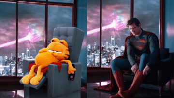 Garfield wkradł się na plakaty kultowych filmów