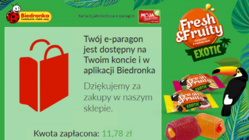 Biedronka cyfryzuje paragony fiskalne