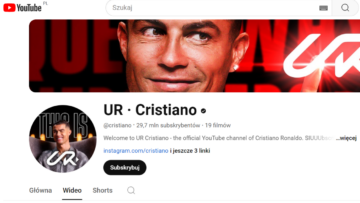 Cristiano Ronaldo pobił kolejny rekord. Tym razem na YouTubie