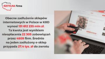 Polskie e-sklepy – popularność rośnie wraz z liczbą dłużników [RAPORT]