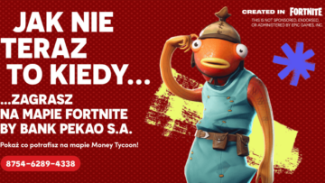 Bank Pekao zaprasza młodych graczy do nowej przygody w Fortnite