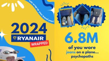 Ryanair Wrapped 2024: linia lotnicza opublikowała własną wersję podsumowania roku