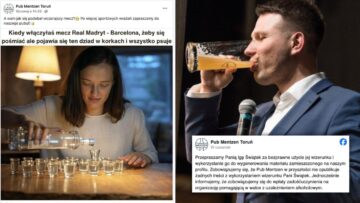 Pub Mentzen Toruń wykorzystał wizerunek Igi Świątek w reklamie AI promującej spożywanie alkoholu