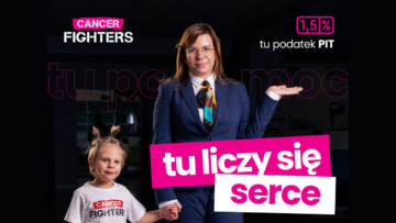 Pani Basia z viralowego hitu zachęca do wsparcia Cancer Fighters 1,5% podatku