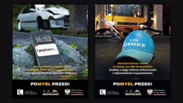 „Pomyśl przed”: KRBRD i Ministerstwo Infrastruktury przypominają o zachowaniu bezpieczeństwa na drodze