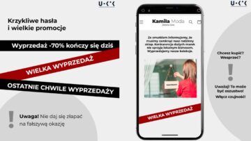 UOKiK ostrzega przed fałszywymi sklepami, podszywającymi się pod polskie marki