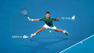 lacoste Djokovic logo goat