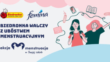 Biedronka wspiera uczennice w projekcie „Akcja menstruacja w Twojej szkole”