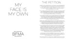 petycja BFMA My face is my own