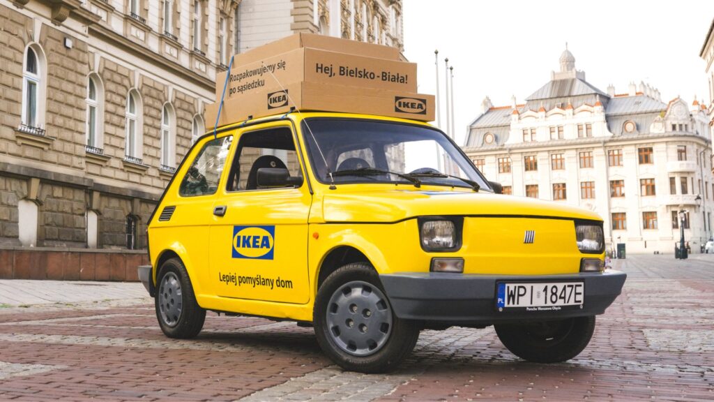 żółty maluch IKEA