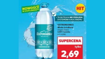 Ustronianka obchodzi system kaucyjny: wodę mineralną kupisz w butelce 3,001 l