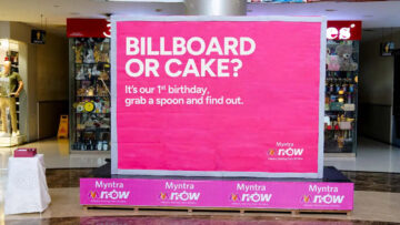 Billboard z ciasta. Myntra gra trendem „Is it real or cake?”