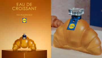 Lidl prezentuje „Eau de Croissant”, czyli parodię ekskluzywnych perfum we flakonie-rogaliku
