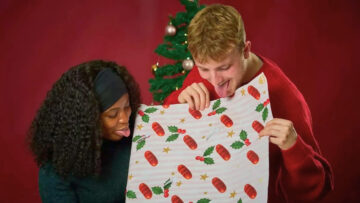 Gdy świąteczny przysmak trafia pod choinkę: ALDI i ich jadalny papier prezentowy