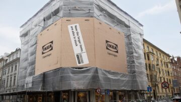 IKEA „pakuje” Kopenhagę w ogromne pudełka i promuje dostępność dużych produktów od ręki