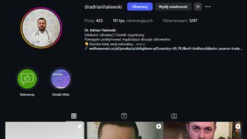 dr Halewski fałszywy profil AI