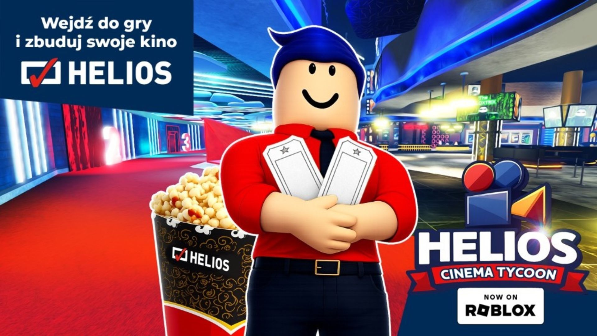 Kin Roblox Sieć kin wchodzi do świata gamingu. Na platformie Roblox rusza „Helios ...