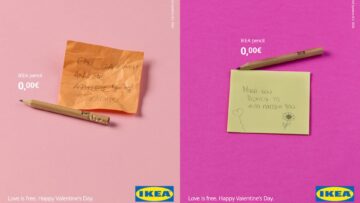 IKEA kampania OOH Walentynki