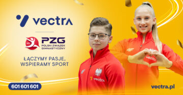 Vectra przedłuża współpracę z Polskim Związkiem Gimnastycznym i obejmuje wsparciem dwoje nowych zawodników