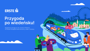 Z Warszawy i Poznania do Wiednia. Erste Bank Polska promuje rebranding specjalnym pociągiem
