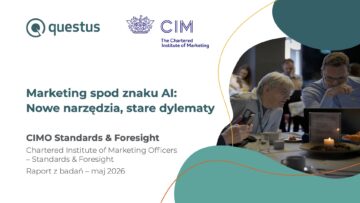 AI rośnie w planach marketerów, ale optymizm w branży spada. Nowy raport CIMO