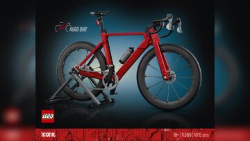 LEGO wjeżdża na Giro d’Italia z rowerem szosowym z 1015 klocków
