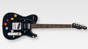 Fender wypuścił gitarę Pac-Man. Limitowany Telecaster wygląda jak automat arcade
