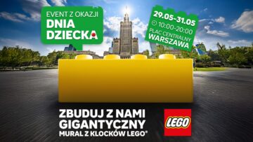 LEGO zbuduje gigantyczny mural 3D w centrum Warszawy. Atrakcja powstanie z okazji Dnia Dziecka