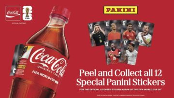 Coca-Cola ukrywa naklejki Panini pod etykietami butelek