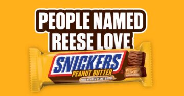 Snickers podgryza Reese’s. Marka zebrała w reklamie ludzi o imieniu Reese