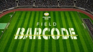 Kod kreskowy na murawie stadionu. Mercado Livre połączyło transmisję meczu ze zniżką w sklepie