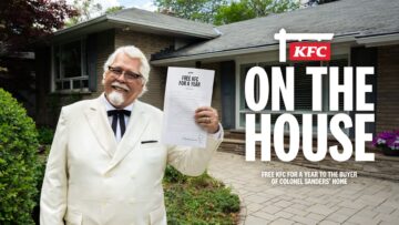 KFC Canada dorzuca rok darmowego jedzenia do sprzedaży domu Colonela Sandersa