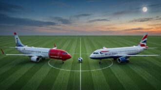 Norwegian obiecuje, że zmieni swoje logo na British Airways, jeśli Anglia wygra mecz