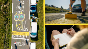 Falliczne graffiti dostanie nową rolę. Škoda promuje Tour de France Femmes