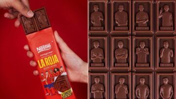 Piłkarze reprezentacji Hiszpanii zostali wytłoczeni na czekoladach Nestlé