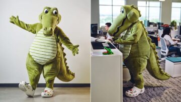 Crocs wykluł własną maskotkę. Niles ma 183 cm, etat w firmie i własny serial