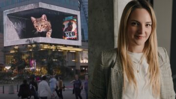 Jak powstał kot MAU wychodzący z ekranu Warsaw STAGE? Katarzyna Leśniak o kulisach realizacji [WYWIAD]
