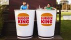 Burger King zamienił gigantyczne kubki w lodowe kąpiele dla maratończyków