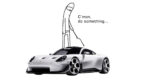 Porsche pokazało Mission S. Tesla w tym czasie zaprezentowała samochód, który lata